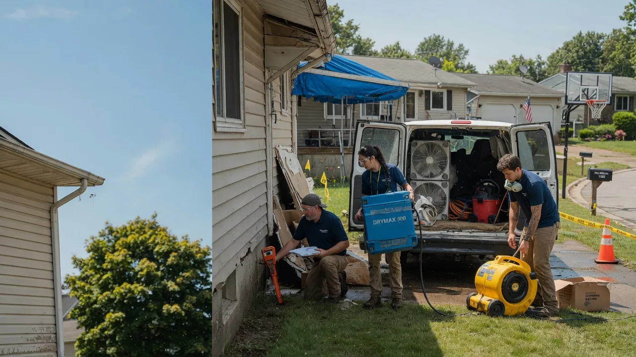 Ceiling Leak Cleanup in Millersville, PA near me